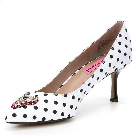 betsey johnson cherry shoes